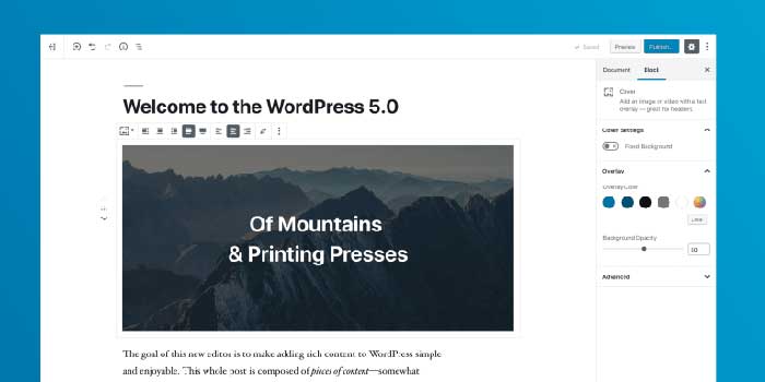 WordPress 5.0 正式發布了,可(kě)以更新升級麽?需要更新升級嗎(ma)?